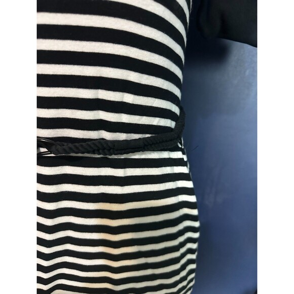 Lauren Ralph Lauren Cotton Shirt Dress Striped Nautical Short Sleeve Belted S - Picture 2 of 6